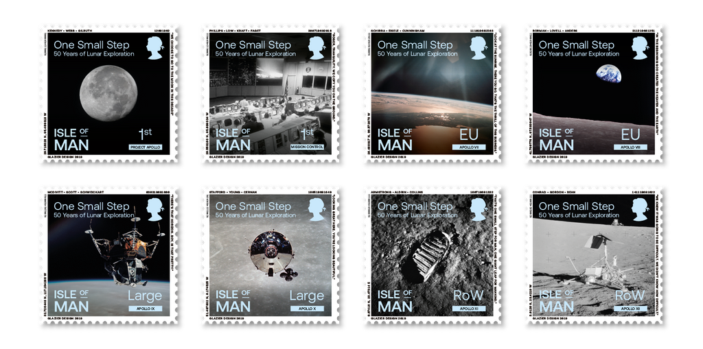Post Office Stamps of 50th Anniversary of First Moon Landing