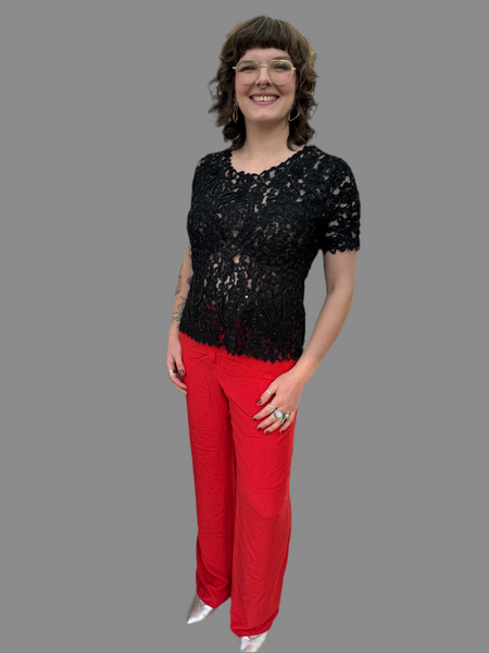 2012 NISSA DESIGNER RED TROUSERS (NEVER WORN)