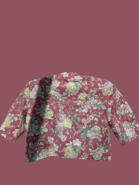 VINTAGE LAURA ASHLEY PINK BOLERO JACKET