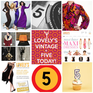 LOVELY'S VINTAGE EMPORIUM IS FIVE!
