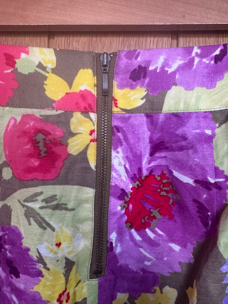 BANANA REPUBLIC FLORAL SKIRT