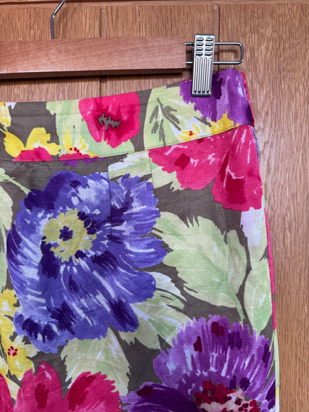 BANANA REPUBLIC FLORAL SKIRT