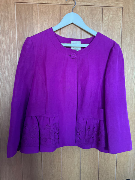 JEFF BANKS PURPLE JACKET