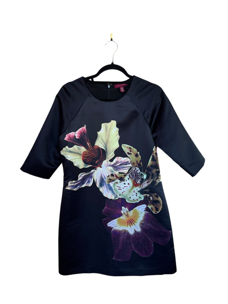 TOYAH TED BAKER ORCHIDS BLACK DRESS WORN ON STAGE