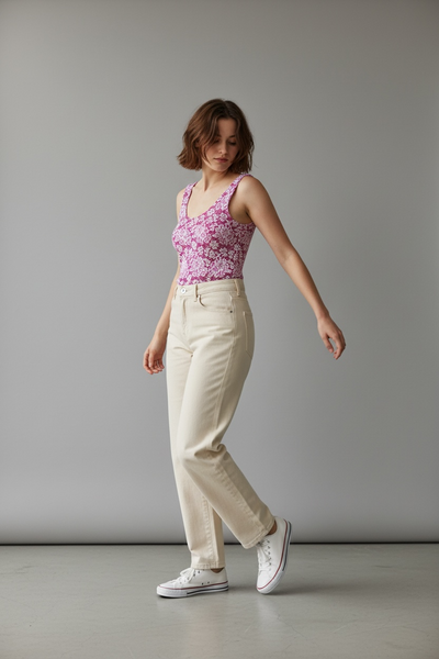 Y2K VINTAGE PINK LACE VEST TOP