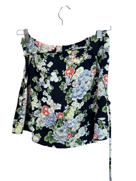 TOYAH VINTAGE FLORAL SHORT SKIRT