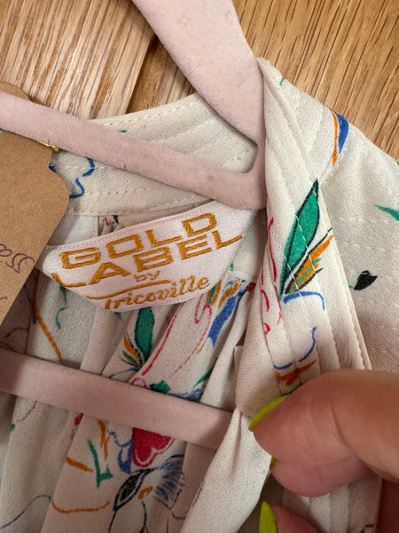 1970s GOLD LABEL BY TRICOVILLE DRESS