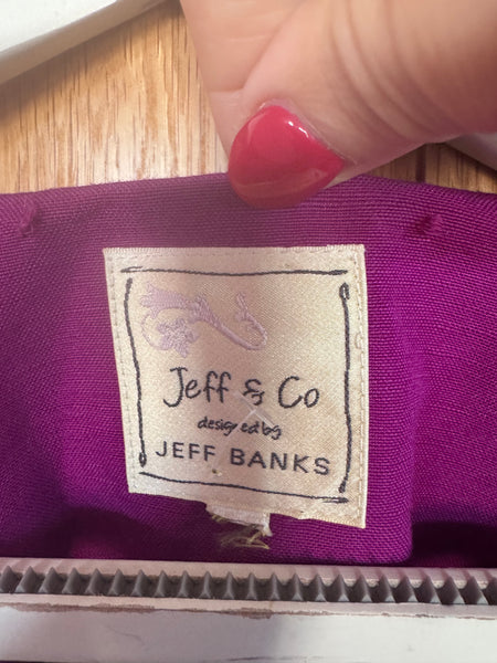 JEFF BANKS PURPLE JACKET
