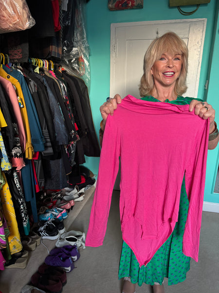 TOYAH EIGHTIES HOT PINK BODYSUIT