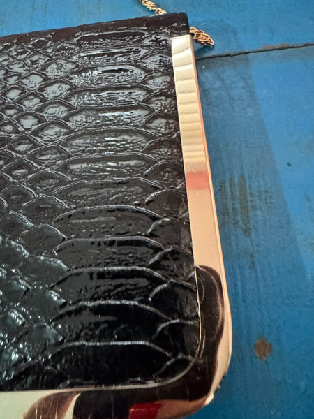 BLACK AND GOLD NEW HANDBAG