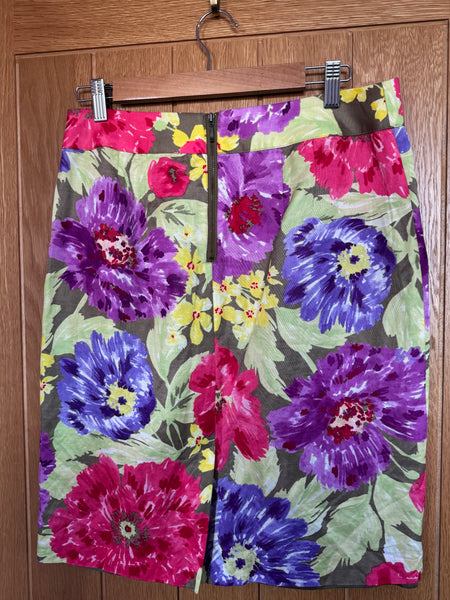 BANANA REPUBLIC FLORAL SKIRT