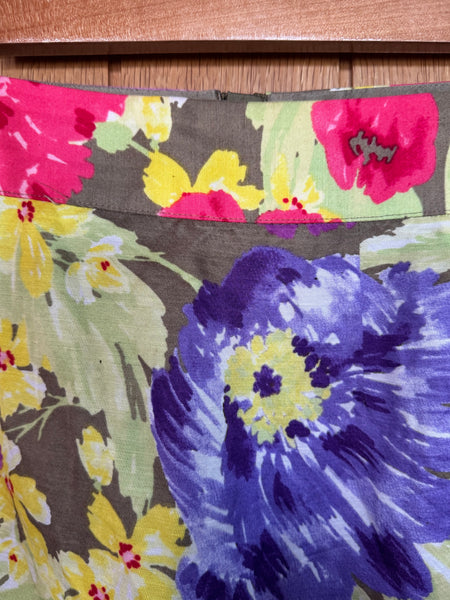 BANANA REPUBLIC FLORAL SKIRT