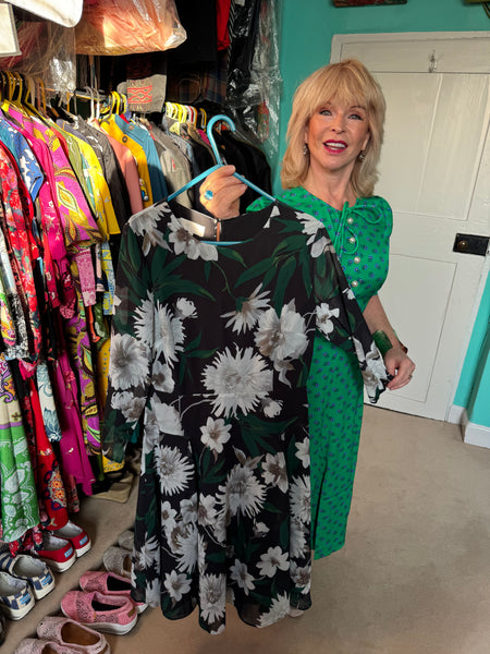 TOYAH HOBBS GREEN DRESS