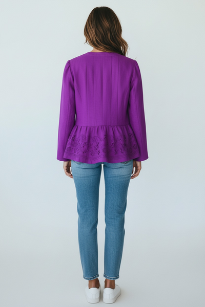 JEFF BANKS PURPLE JACKET