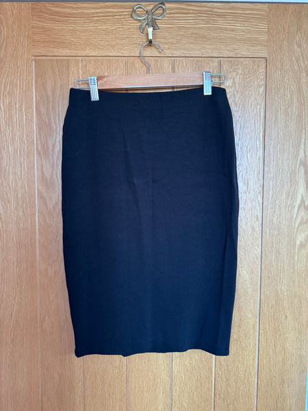TOYAH VINTAGE BLACK STRETCH SKIRT