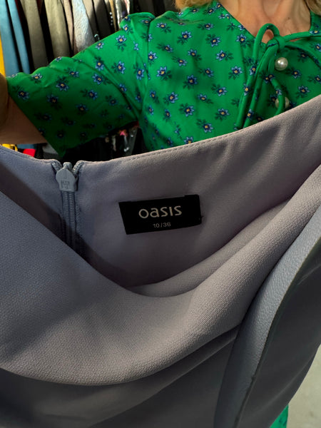 TOYAH ORANGE AND BLACK STAGE DRESS