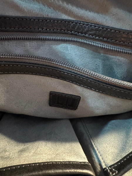 TOYAH DUNHILL LUXURY HIGH QUALITY LEATHER AND METAL BUSINESS BRIEFCASE DOCUMENT CASE