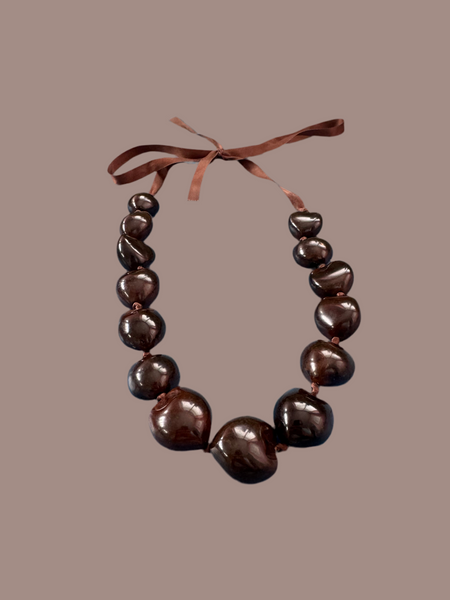 VINTAGE HAWAIIAN KUKUI NUT NECKLACE