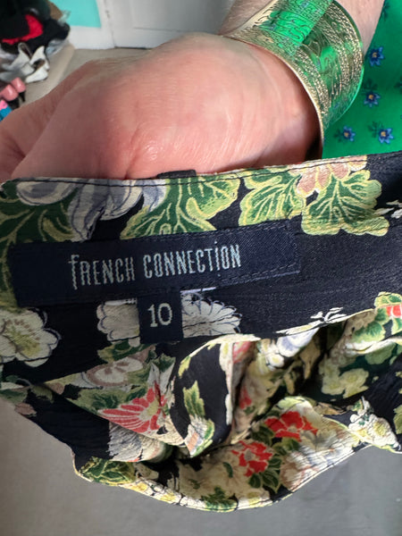 TOYAH VINTAGE FLORAL SHORT SKIRT