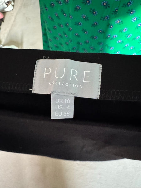 TOYAH VINTAGE BLACK STRETCH SKIRT