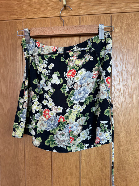TOYAH VINTAGE FLORAL SHORT SKIRT