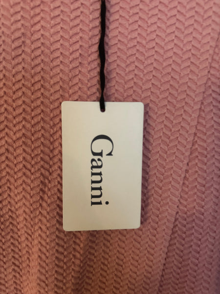 GANNI DESIGNER PINK SHIFT DRESS NEW WITH TAGS