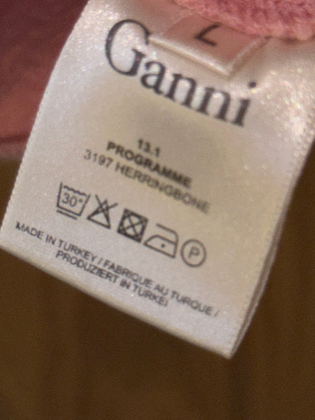 GANNI DESIGNER PINK SHIFT DRESS NEW WITH TAGS