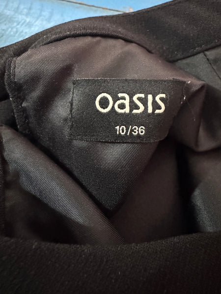 TOYAH BLACK AND PINK EMBROIDERED DRESS