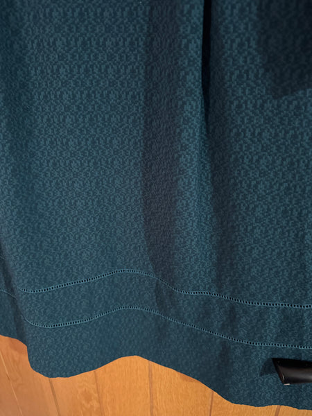 TOYAH GREEN LONG SLEEVED DRESS