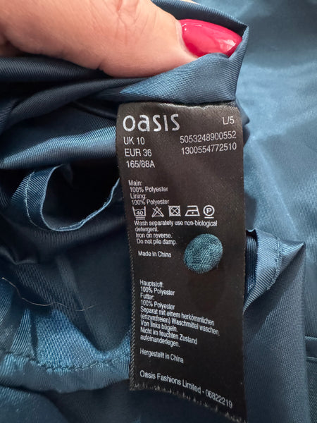 TOYAH GREEN LONG SLEEVED DRESS