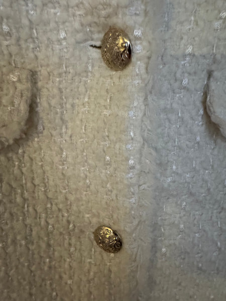 Marks and Spencer cream boucle size 12 jacket 