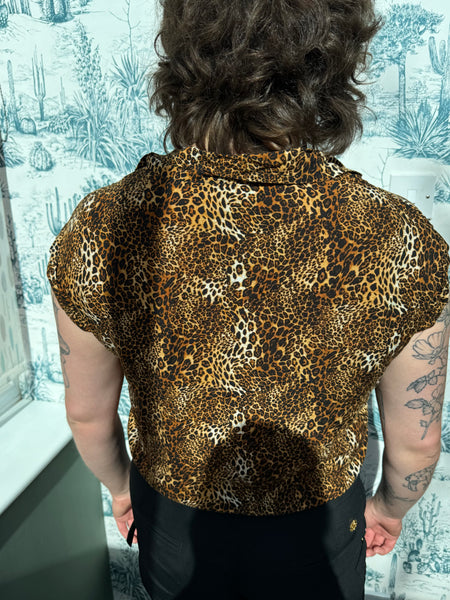 SASTRERIA ALVEAR ANIMAL PRINT SHIRT