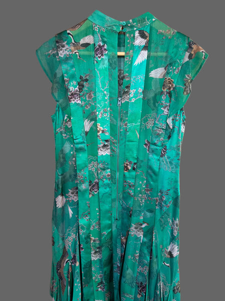 Toyah All Saints green dress