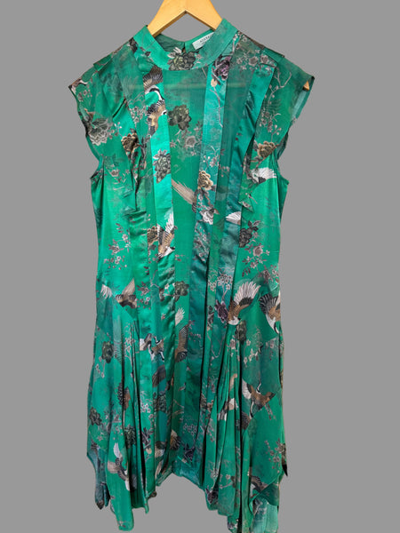 Toyah All Saints green dress