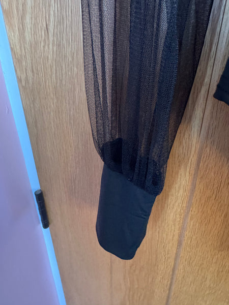 TOYAH SUNDAY LUNCH CHIC ME BLACK PVC BODYSUIT