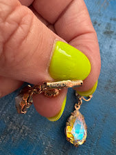 KIRK'S FOLLY LEVER BACK EARRINGS WITH CRYSTALS